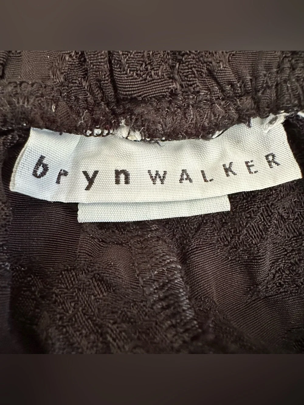 Bryn Walker Floral Cotton Jacquard Flood Pants Sz L Black - Picture 3 of 8